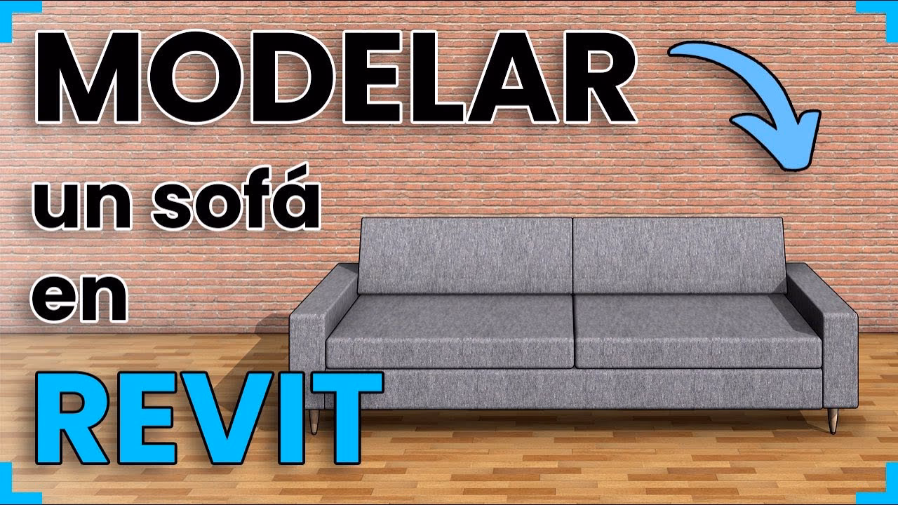 ¿Cómo agrego un sofá en Revit?
