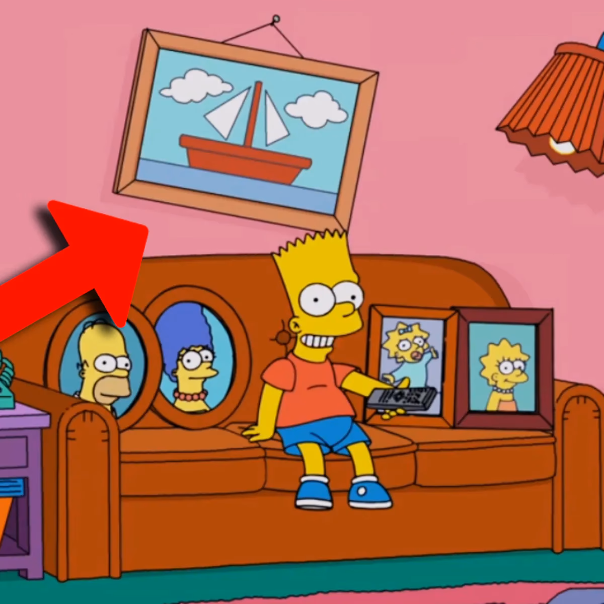¿Cómo se llama el cuadro de Los Simpson?