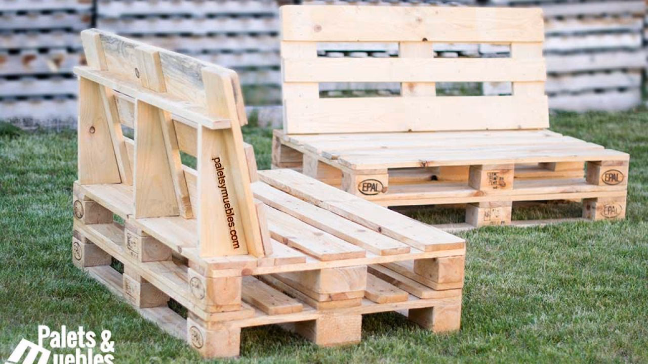 ¿Cuántos palets necesito para hacer un sofá?