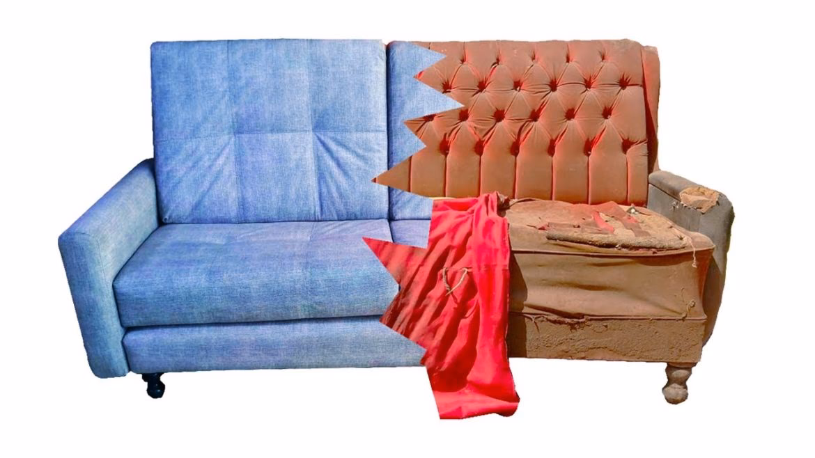 ¿Cuál es la esperanza de vida de un sofá de tela?