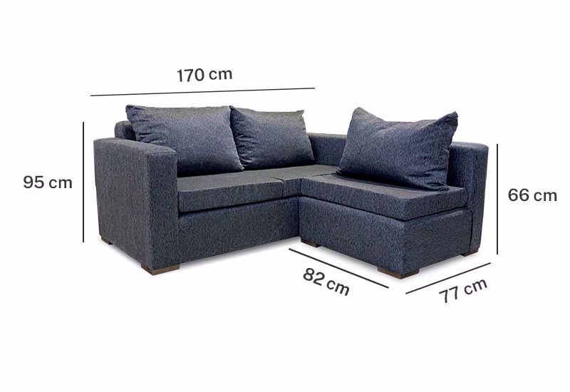 ¿Cuál es el peso medio de un sillón?