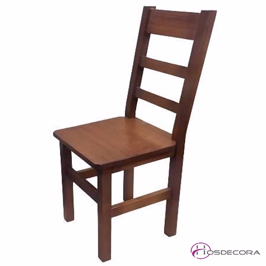 ¿Cuál es el peso de una silla de madera?