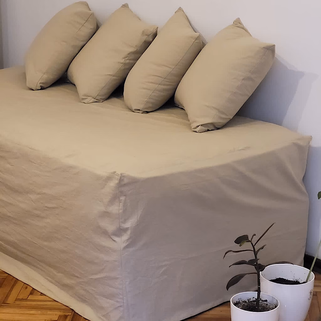 ¿Cómo se llama lo que se usa para cubrir un somier?