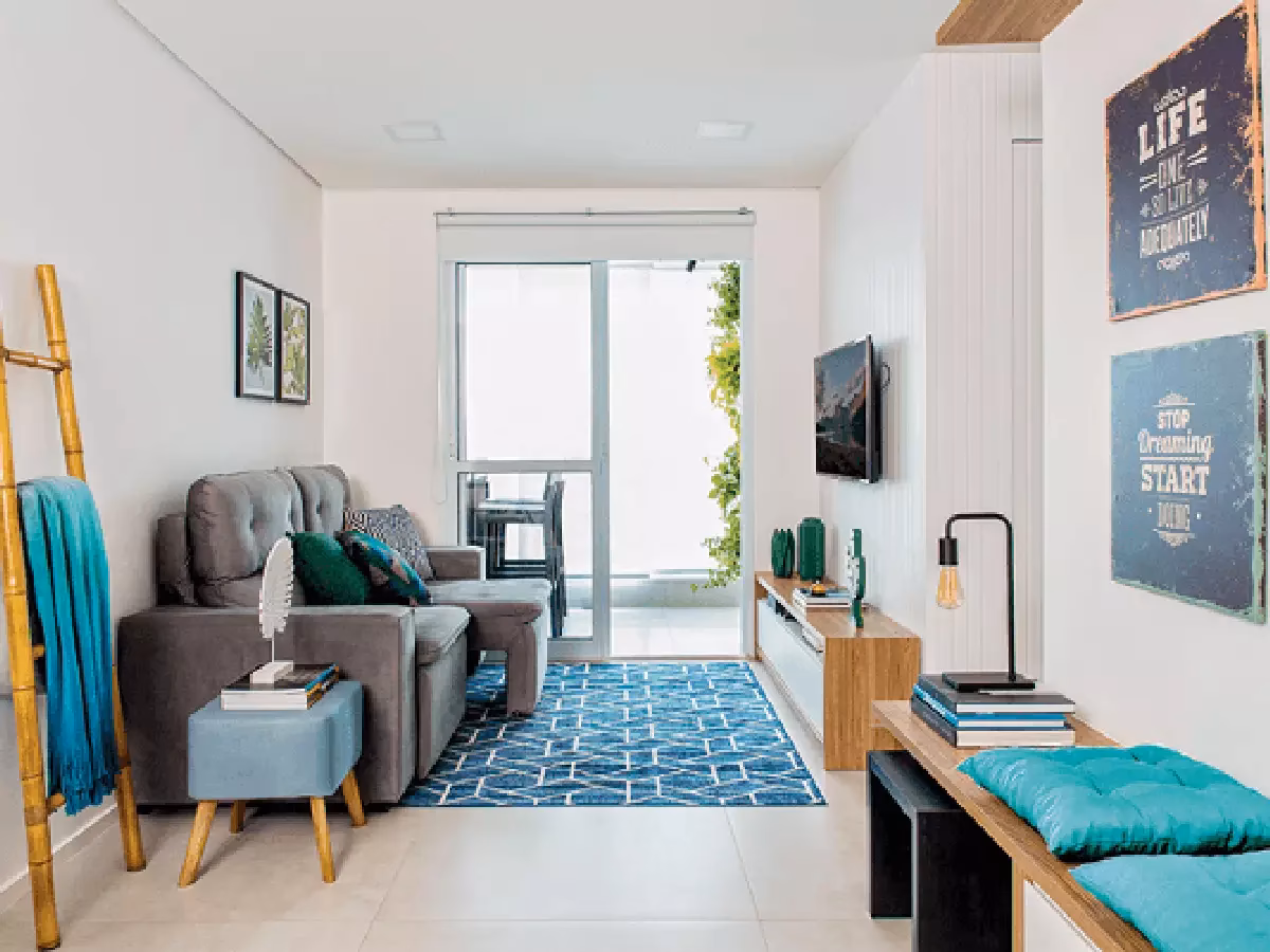 Como enfeitar uma sala pequena gastando pouco?