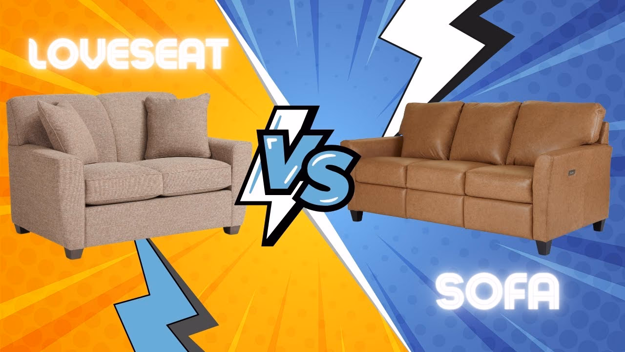 What is the difference between a sofa and a loveseat?