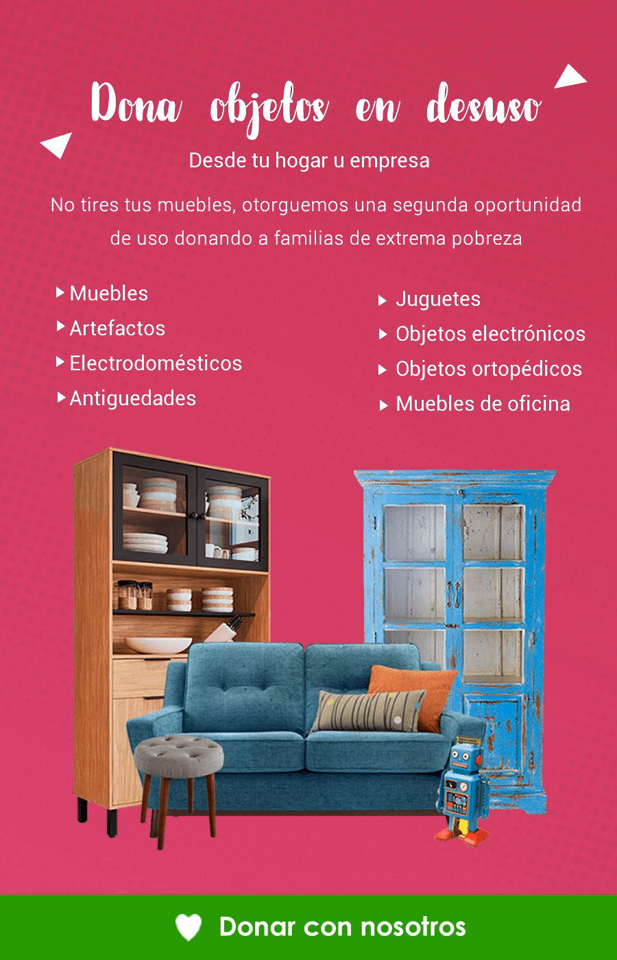 ¿Qué se puede donar en Goodwill?