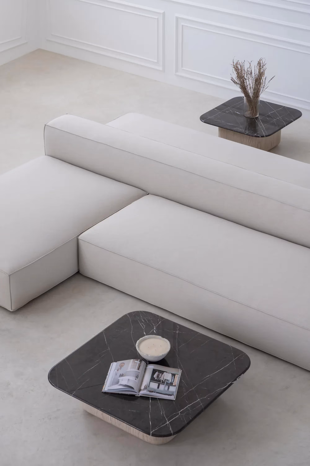 What is a split back sofa?