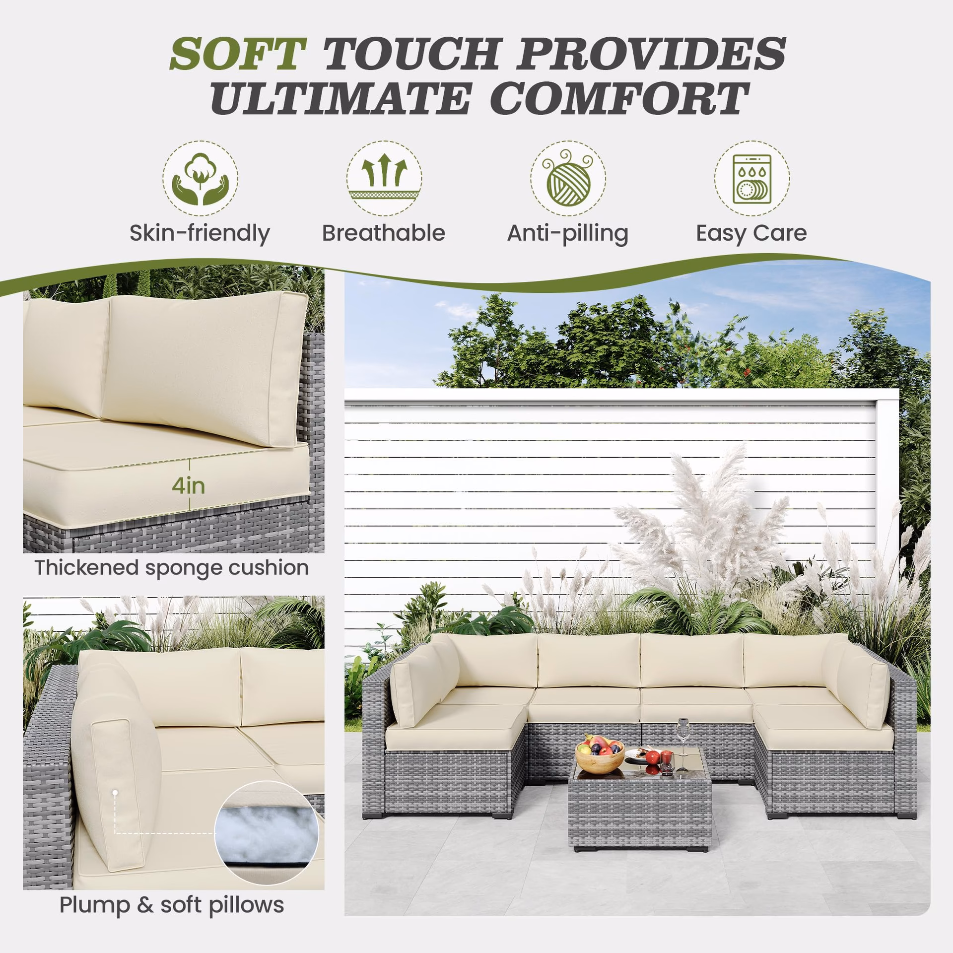 Can I leave my Sunbrella cushions outside?