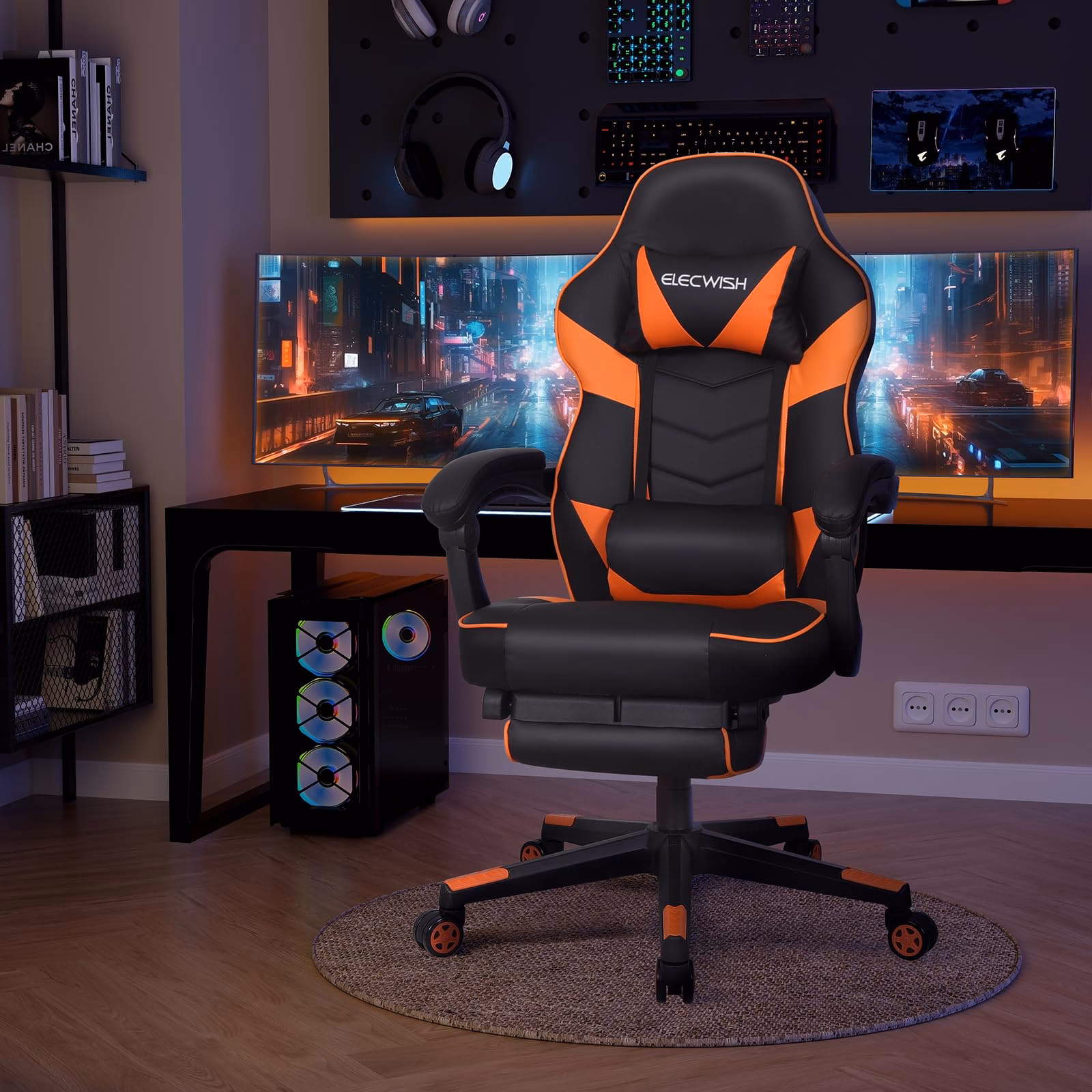 ¿Cuánto pesa una silla gamer en su caja?