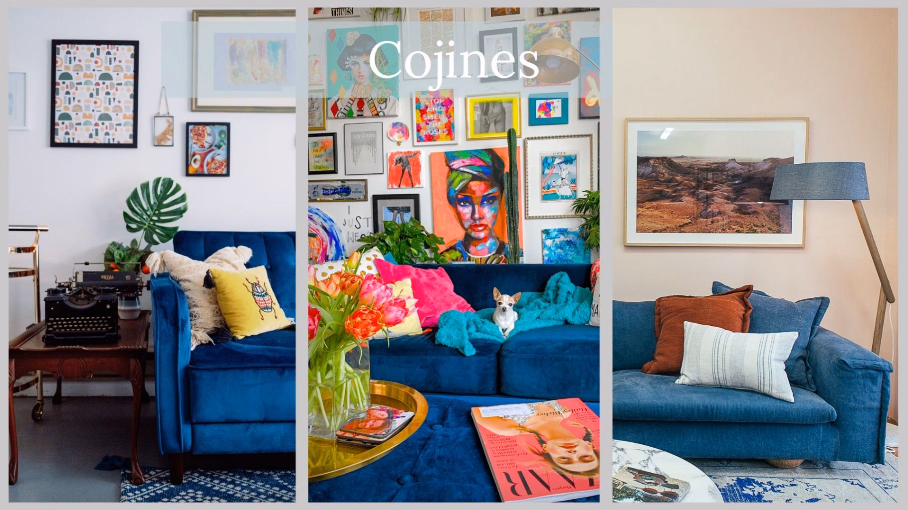 ¿Es el azul un buen color para una sala de estar?