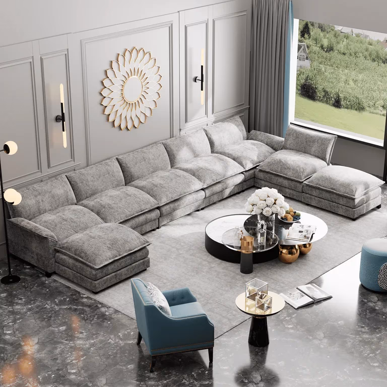 Which is the largest sofa?