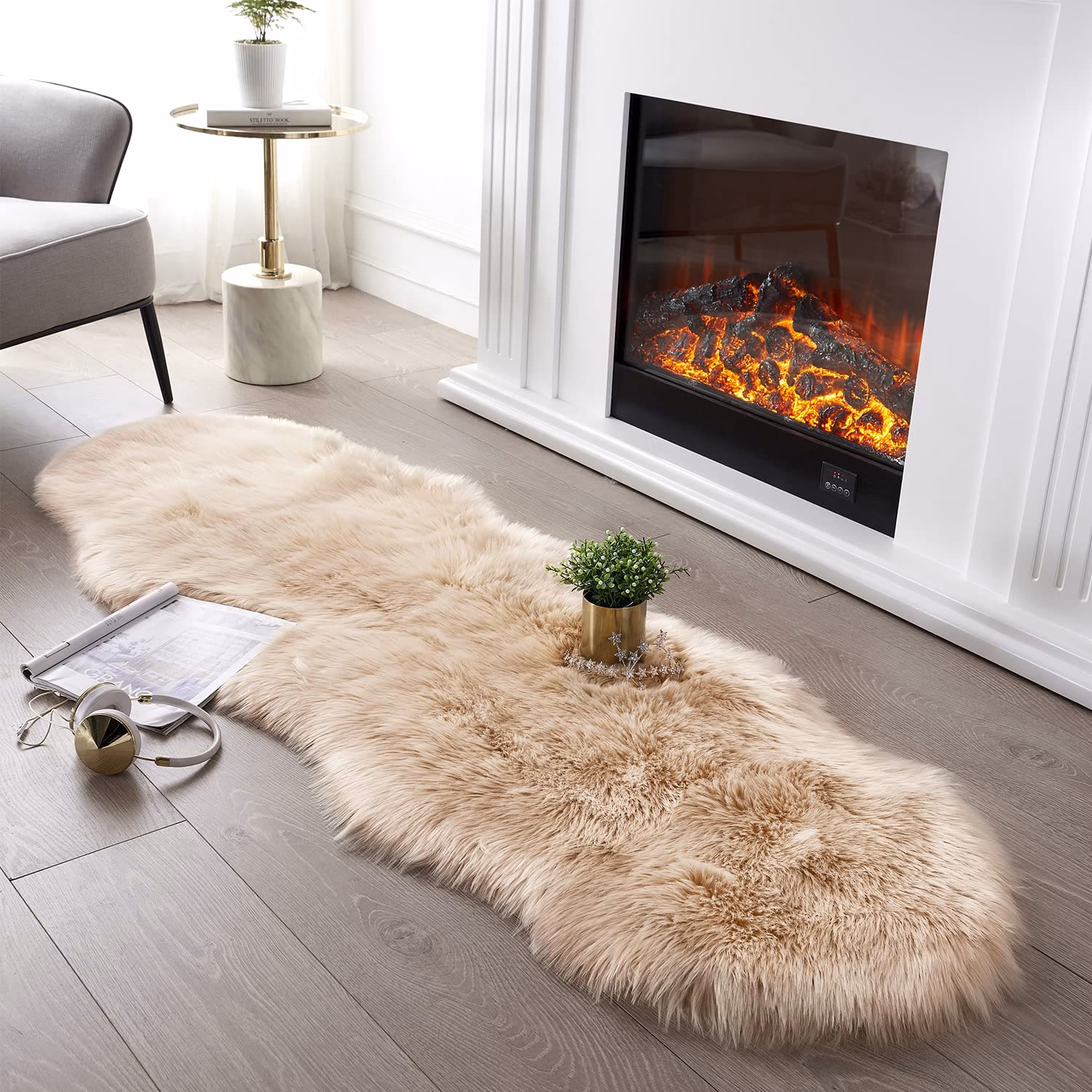 Do faux fur rugs get matted?