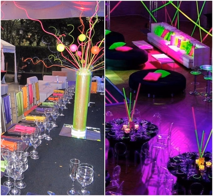 ¿Qué colores usar para una fiesta fluor?