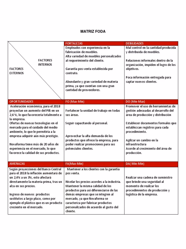 ¿Qué significa el sistema FODA?