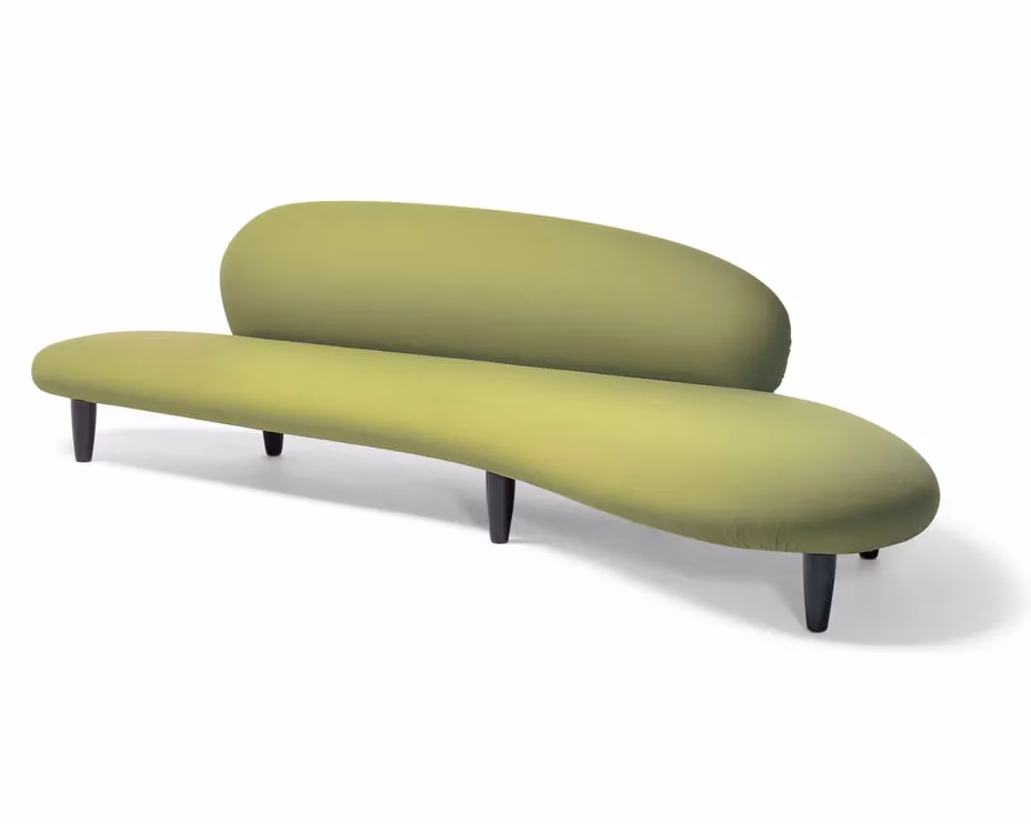 How big is the Noguchi freeform sofa?