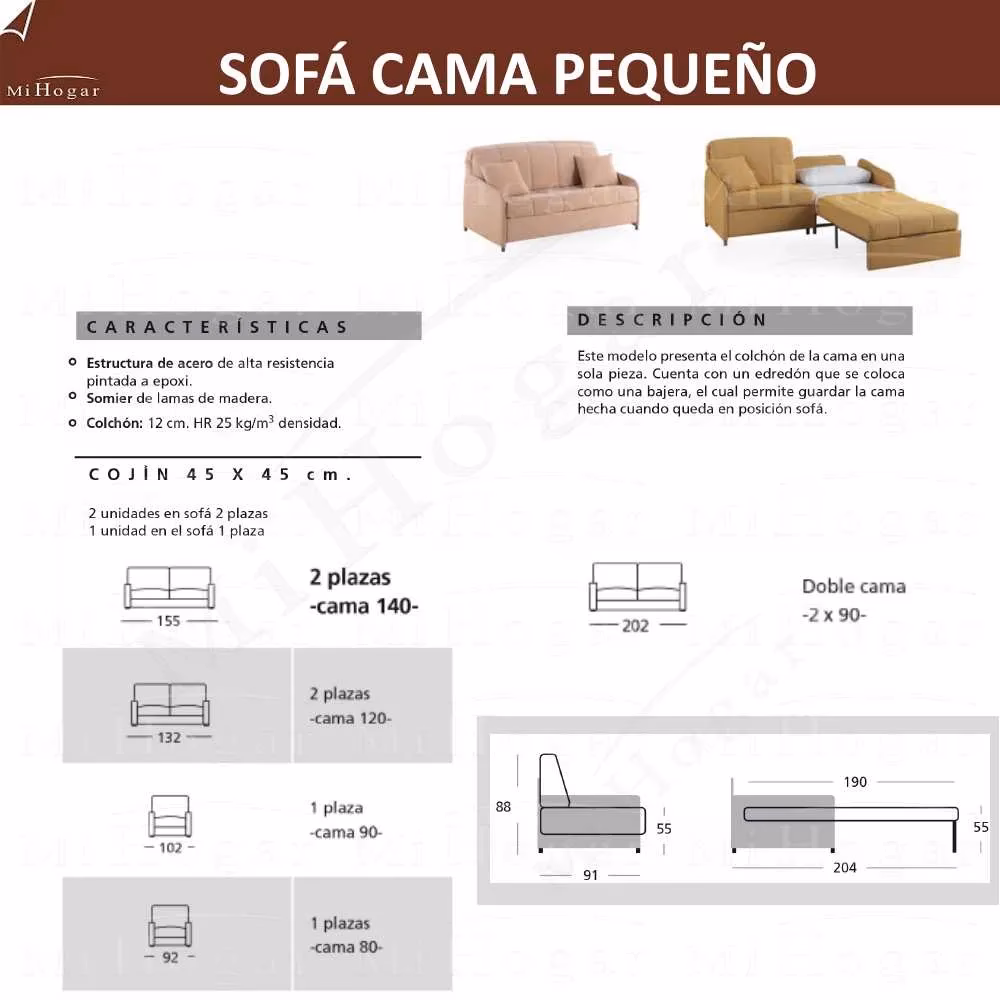 ¿Qué medidas tiene un futón cama?