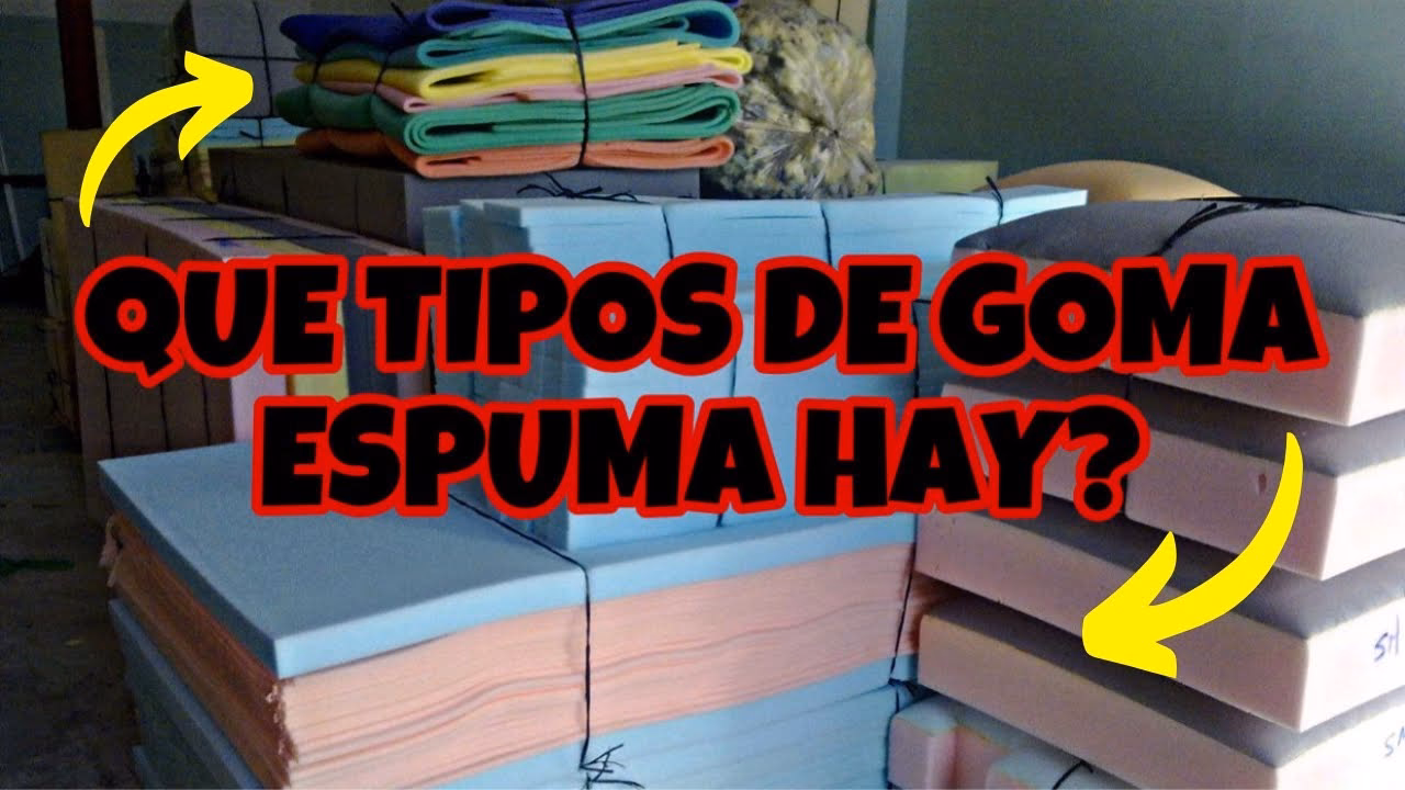 ¿Cuál es la diferencia entre goma espuma y goma esponja?