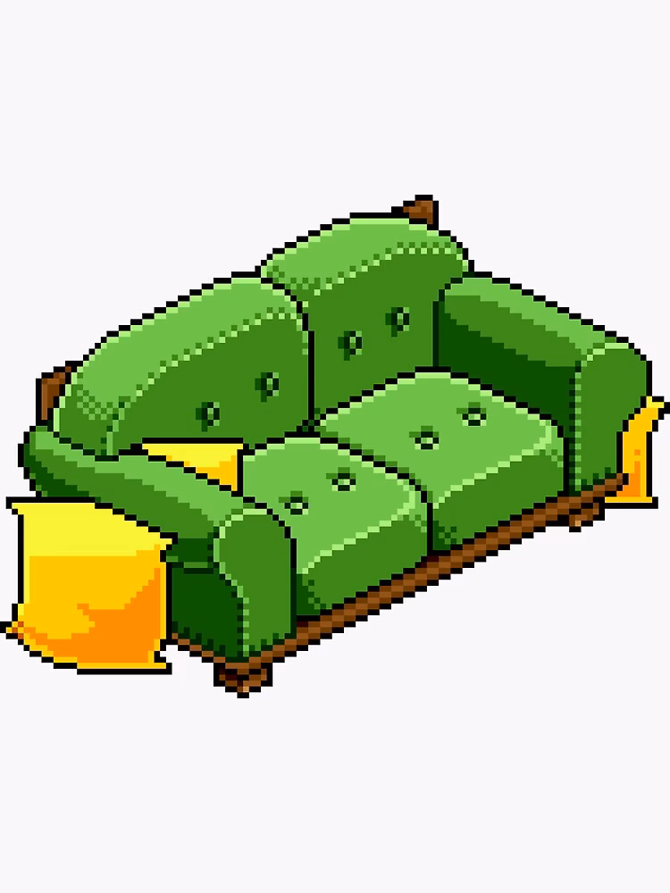 How to tone down a green sofa?