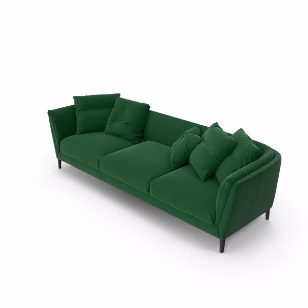 What does a green couch symbolize?