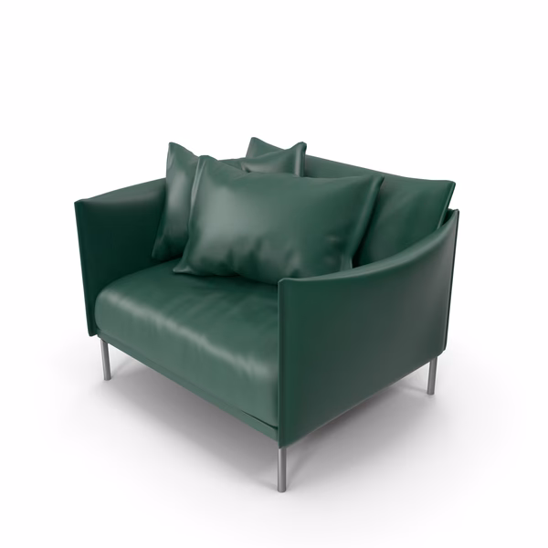 What does a green couch symbolize?