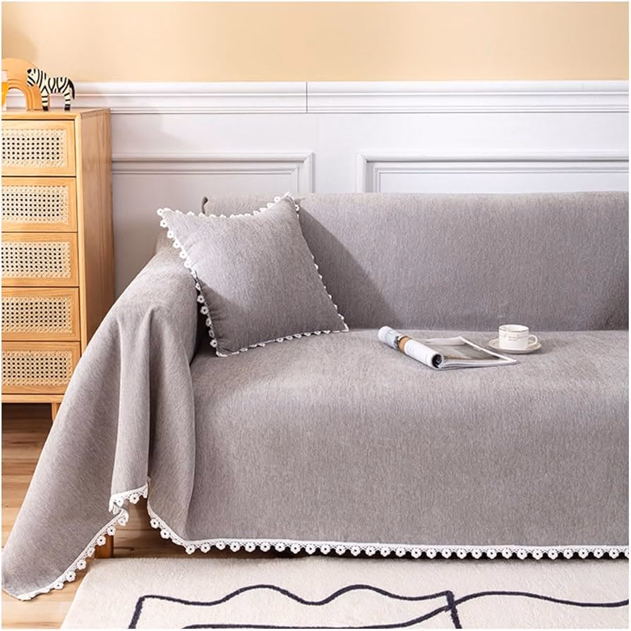 What color TV unit goes with a grey sofa?