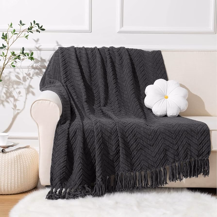 What is the best material for a couch throw blanket?