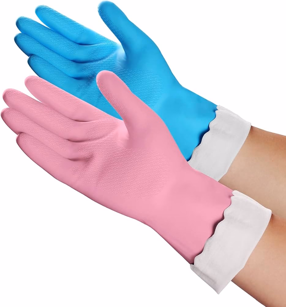 ¿Qué guantes se usan para la limpieza?