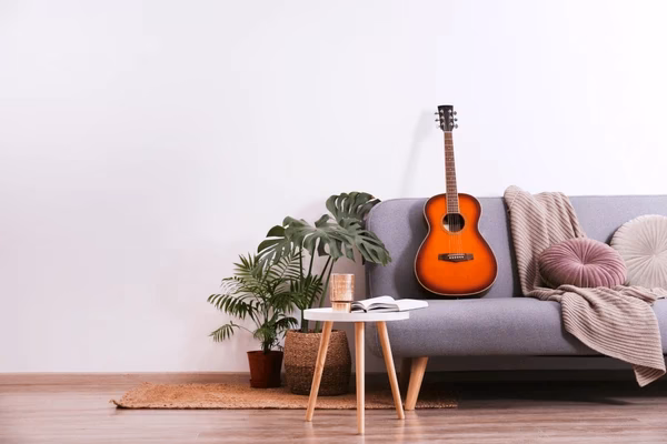 ¿Cómo guardar una guitarra en casa?
