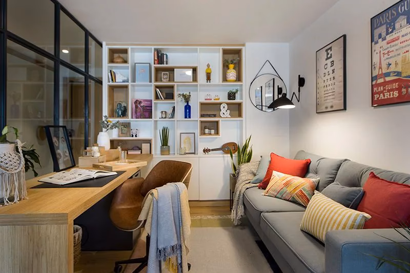 ¿Cómo es una habitación de estudio?