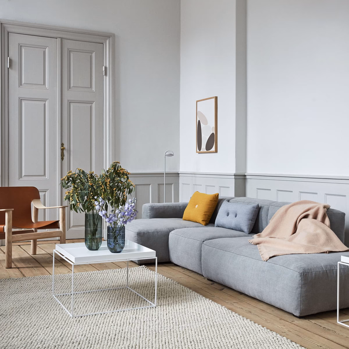 How do you clean hay mags sofas?