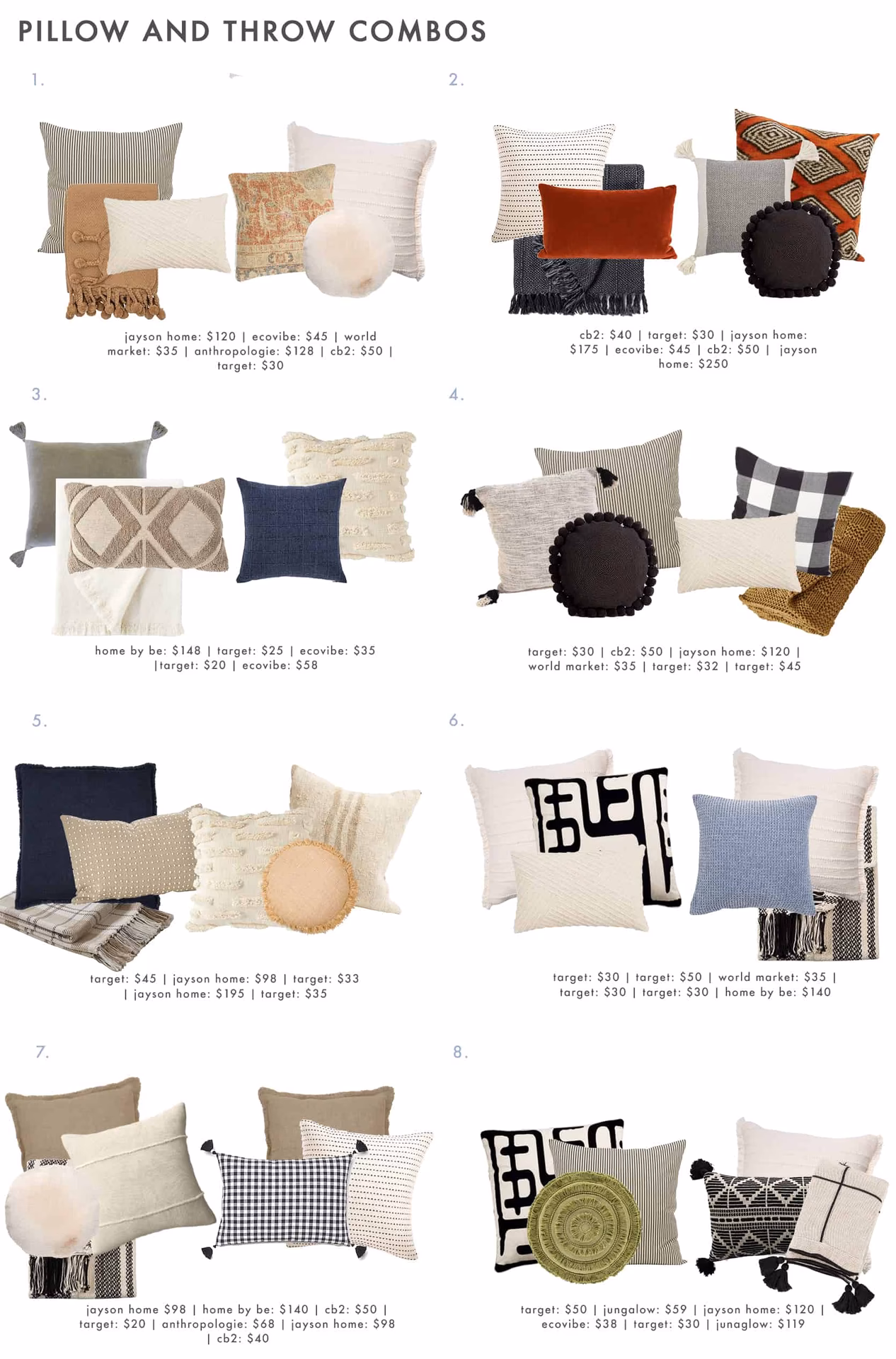 How to match cushions to your sofa?