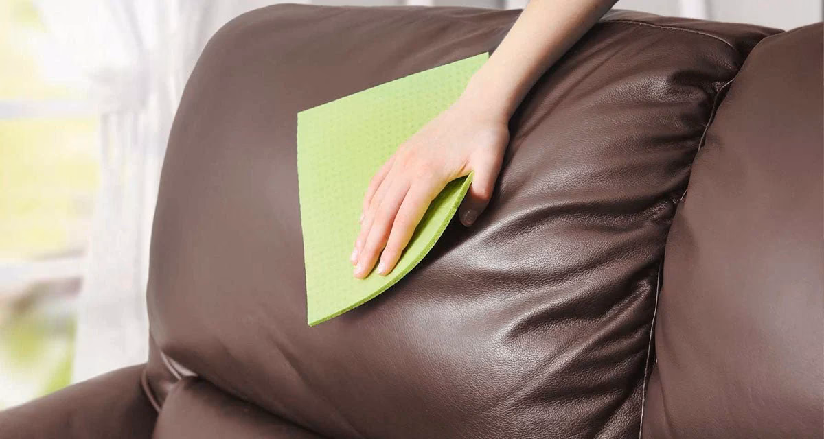 How do you clean ecological leather?