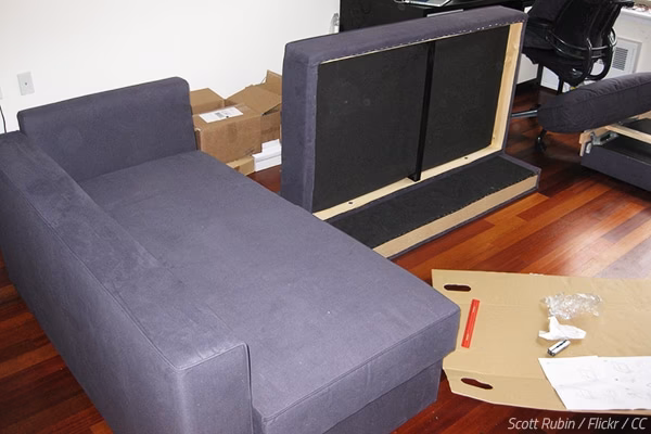 Can a sofa be disassembled?