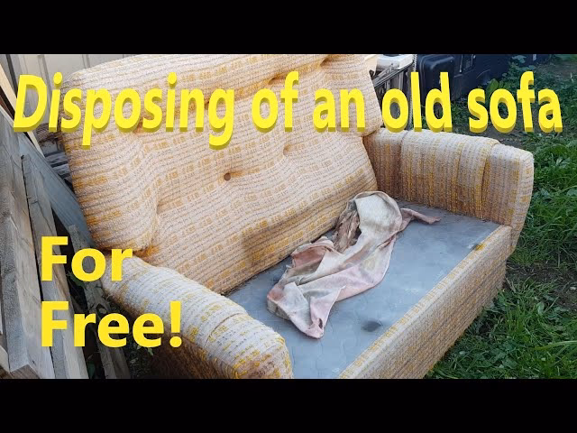 How to get rid of a couch in San Diego?