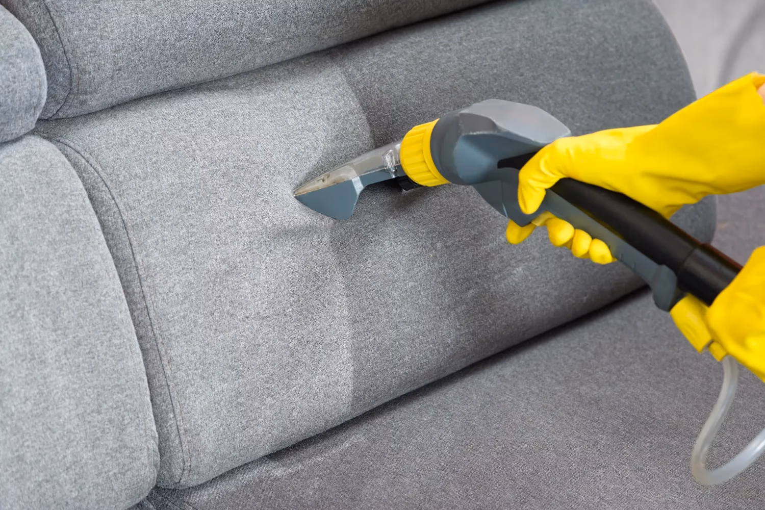 How do you get the smell out of a fabric couch?