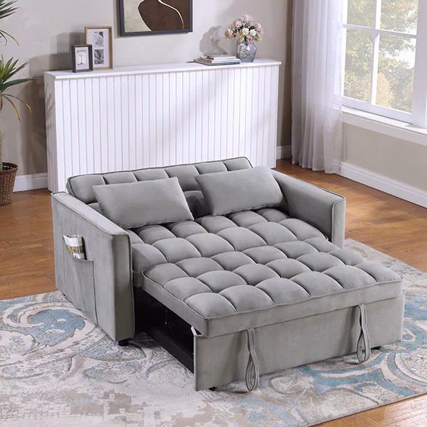 How can I make my sofa bed more comfortable to sleep on?