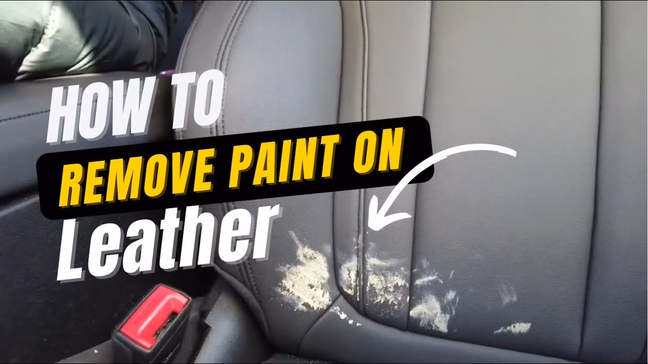Will paint come out of leather seats?