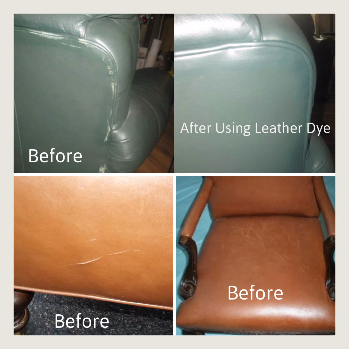 Can a scratched leather couch be repaired?