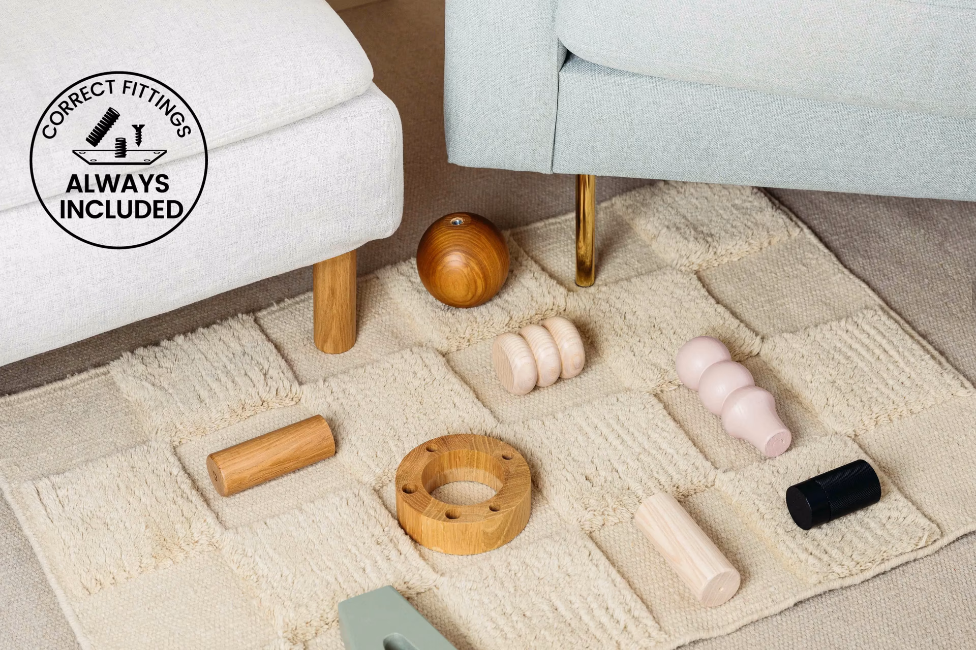 Can I change the legs on an IKEA sofa?