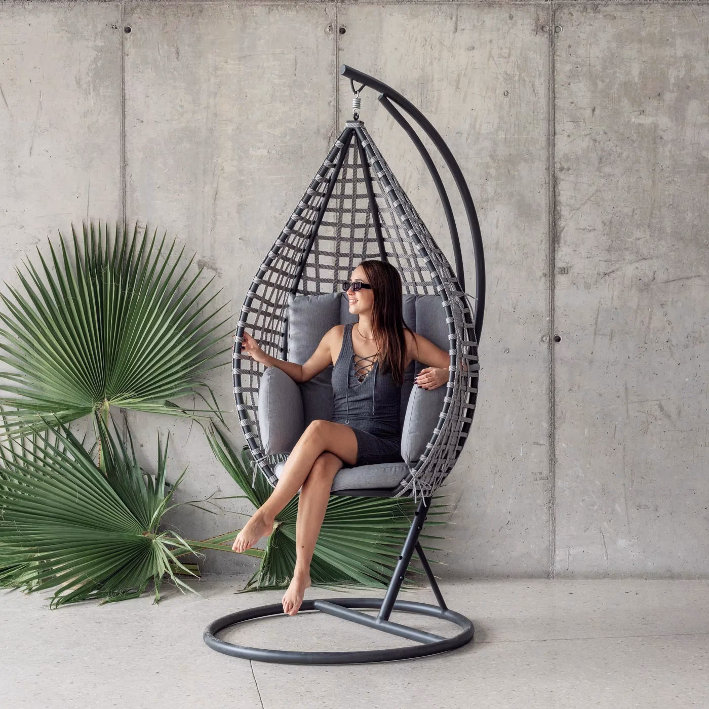 ¿Cómo se llama una silla que cuelga?