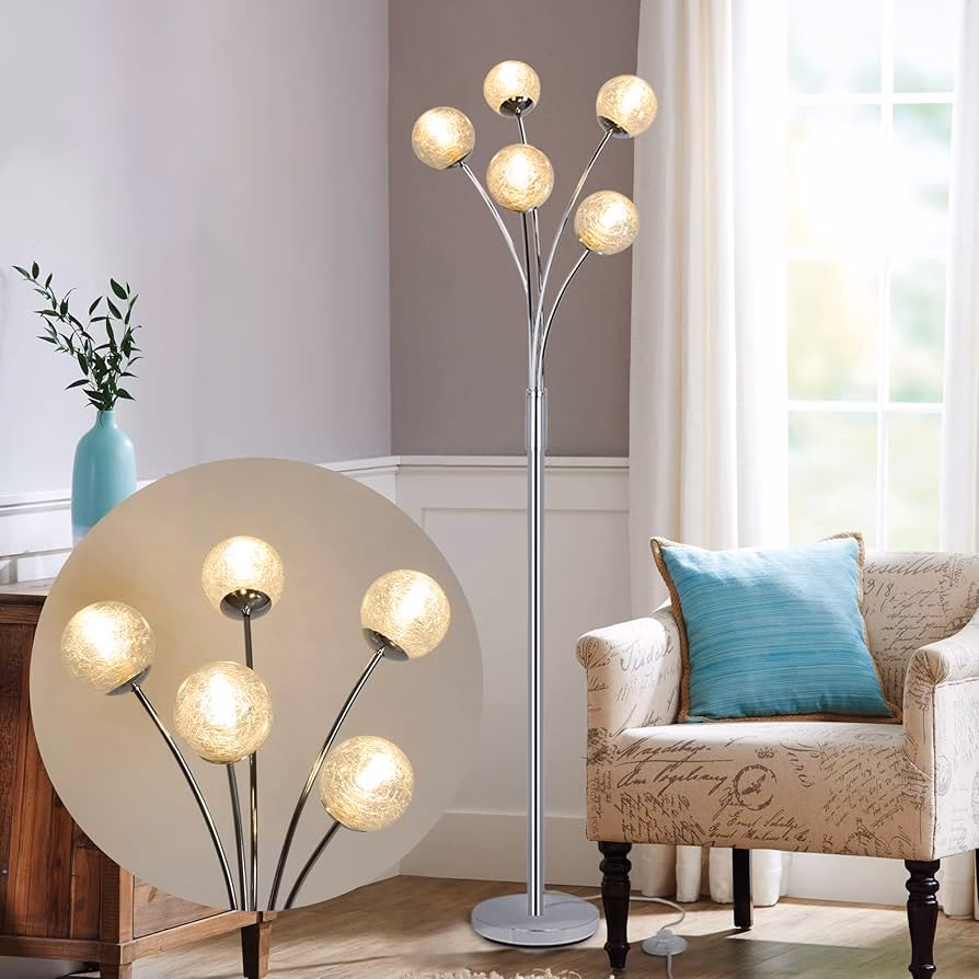 ¿Es seguro dejar una lámpara de pie encendida toda la noche?