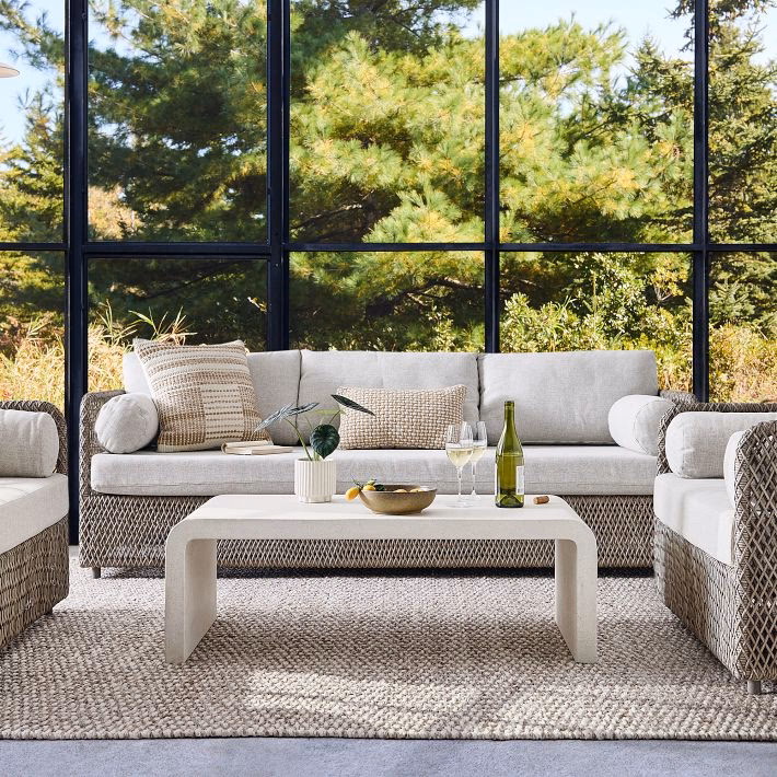 Can you put outdoor sofa on grass?