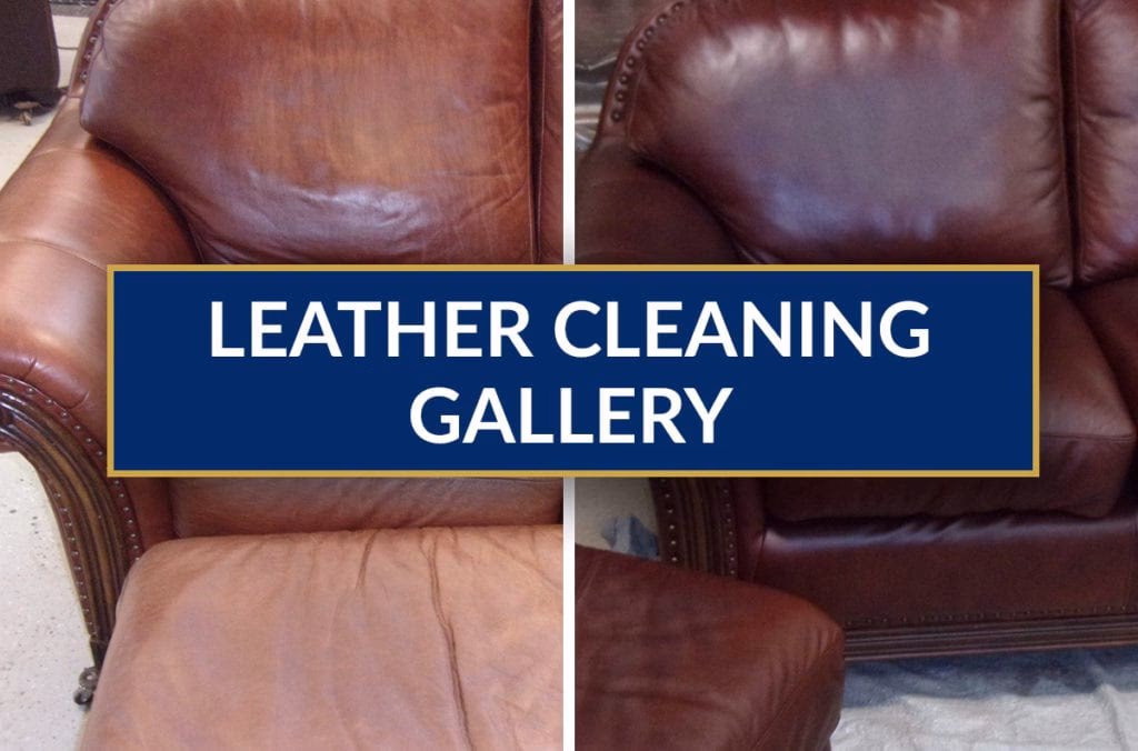 Can a leather couch be professionally cleaned?