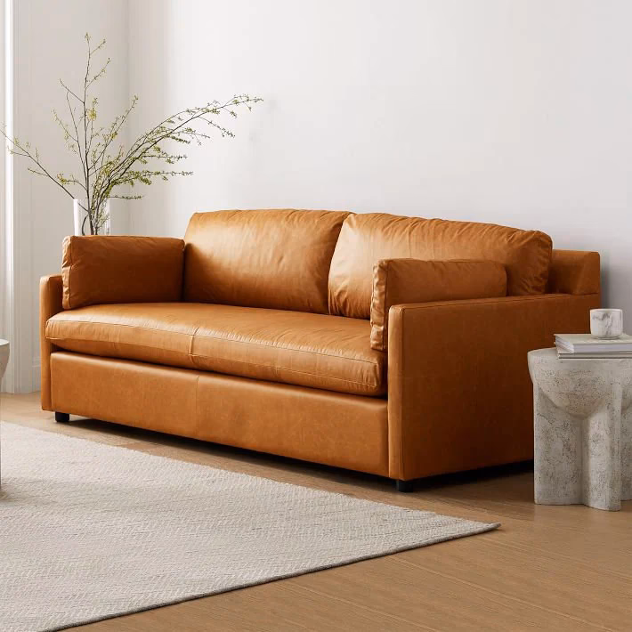 Can you replace cushions on a leather sofa?