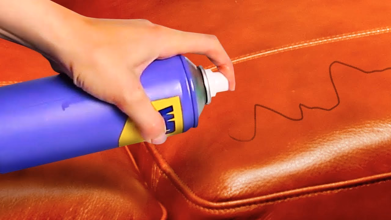 ¿Cómo quitar la tinta de un sofá de cuero?