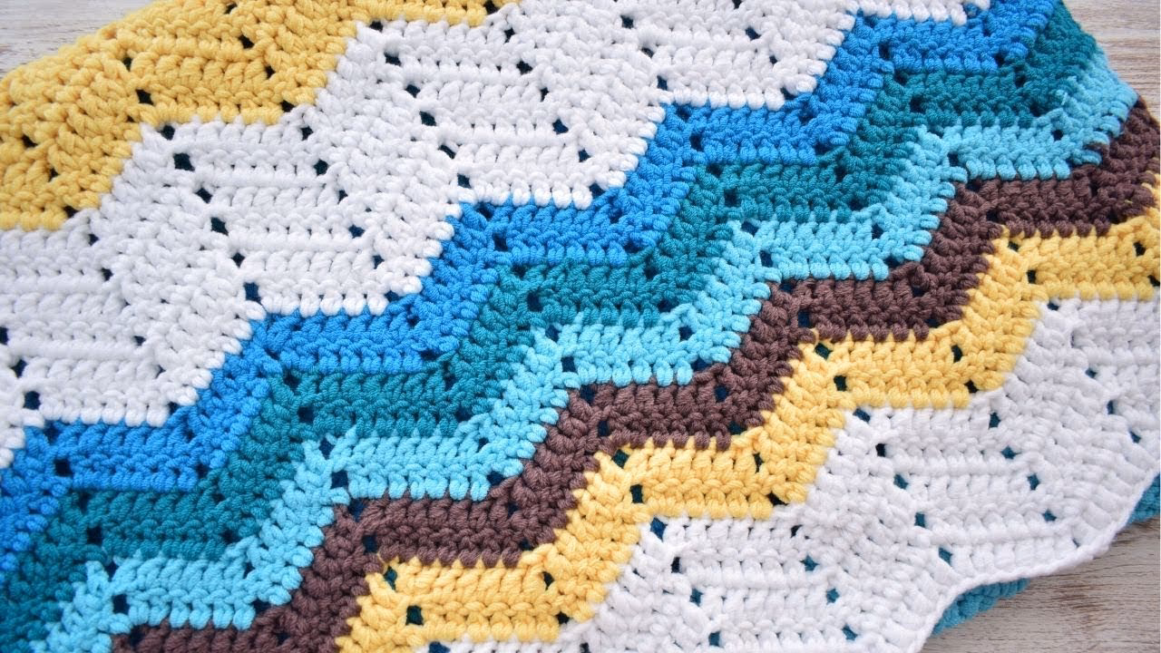 ¿Cuántas cadenas necesitas para una manta en zigzag?