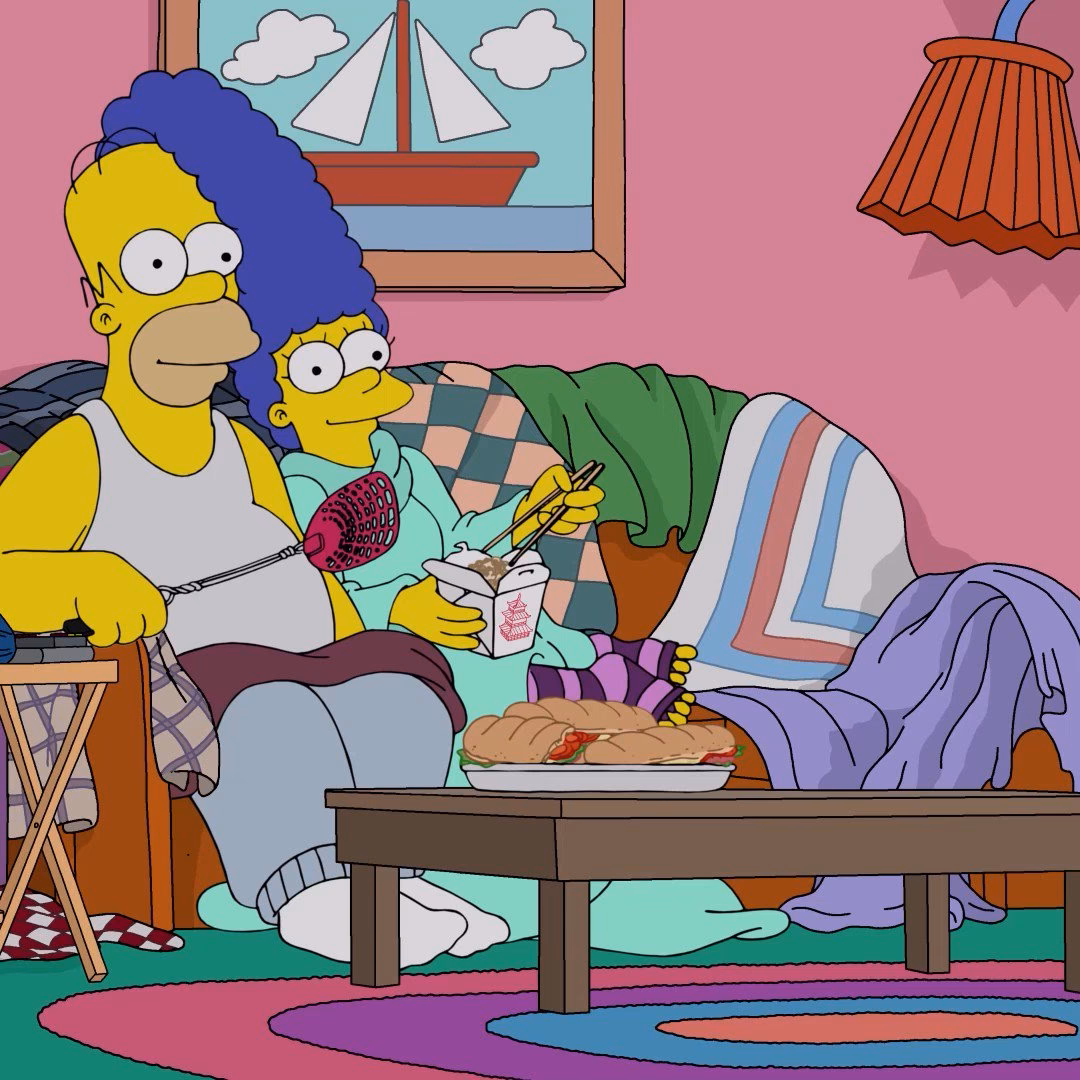 ¿Cuál es el verdadero color de pelo de Marge Simpson?