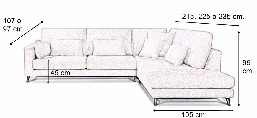 ¿Cuánto mide un sillóncito?