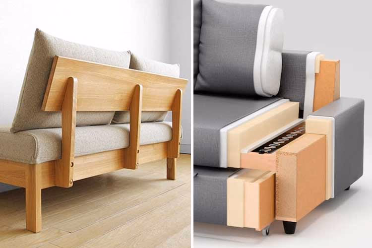 ¿Son buenos los sofás con estructura de metal?