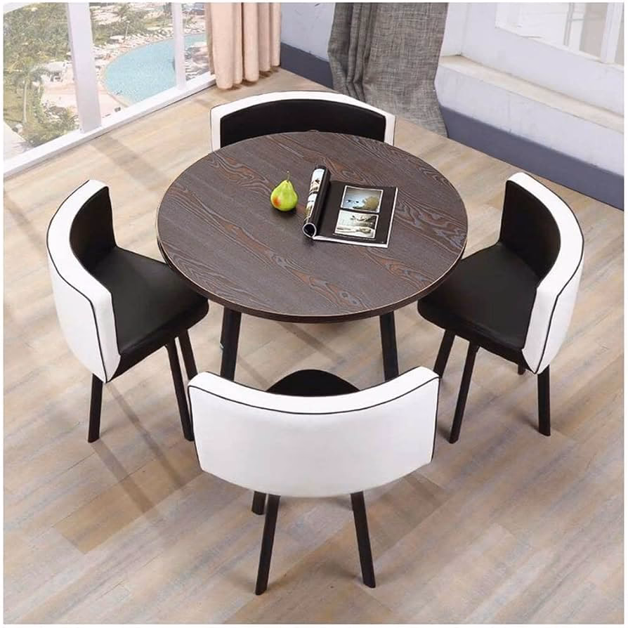 ¿Cuánto mide una mesa de bar redonda?